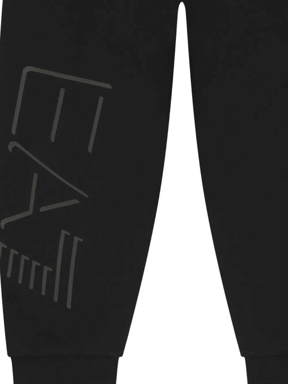 Emporio Armani Kids eagle-logo track pants Zwart