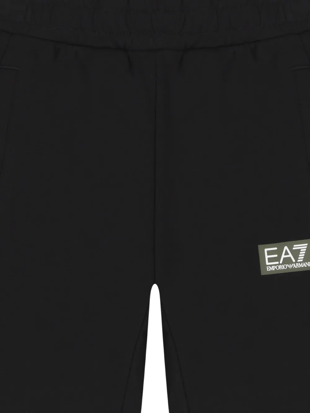 Emporio Armani Kids eagle-logo track pants Zwart