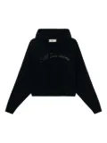 Blumarine crystal-embellished hoodie - Black