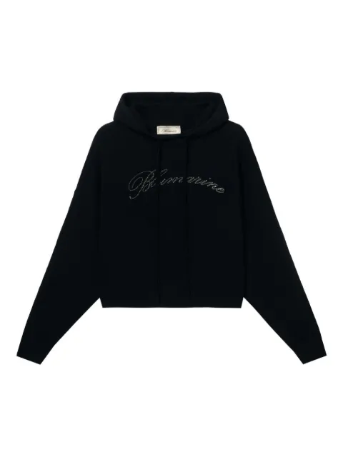 Blumarine crystal-embellished hoodie