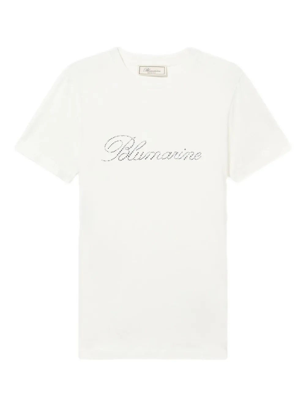 Blumarine T-shirt verfraaid met kristallen Wit