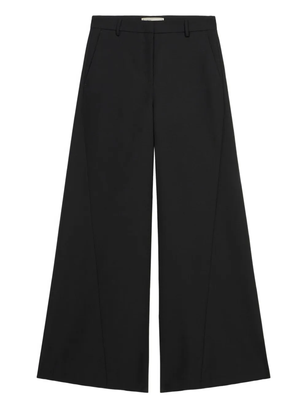 Blumarine Broek met wijde pijpen Zwart