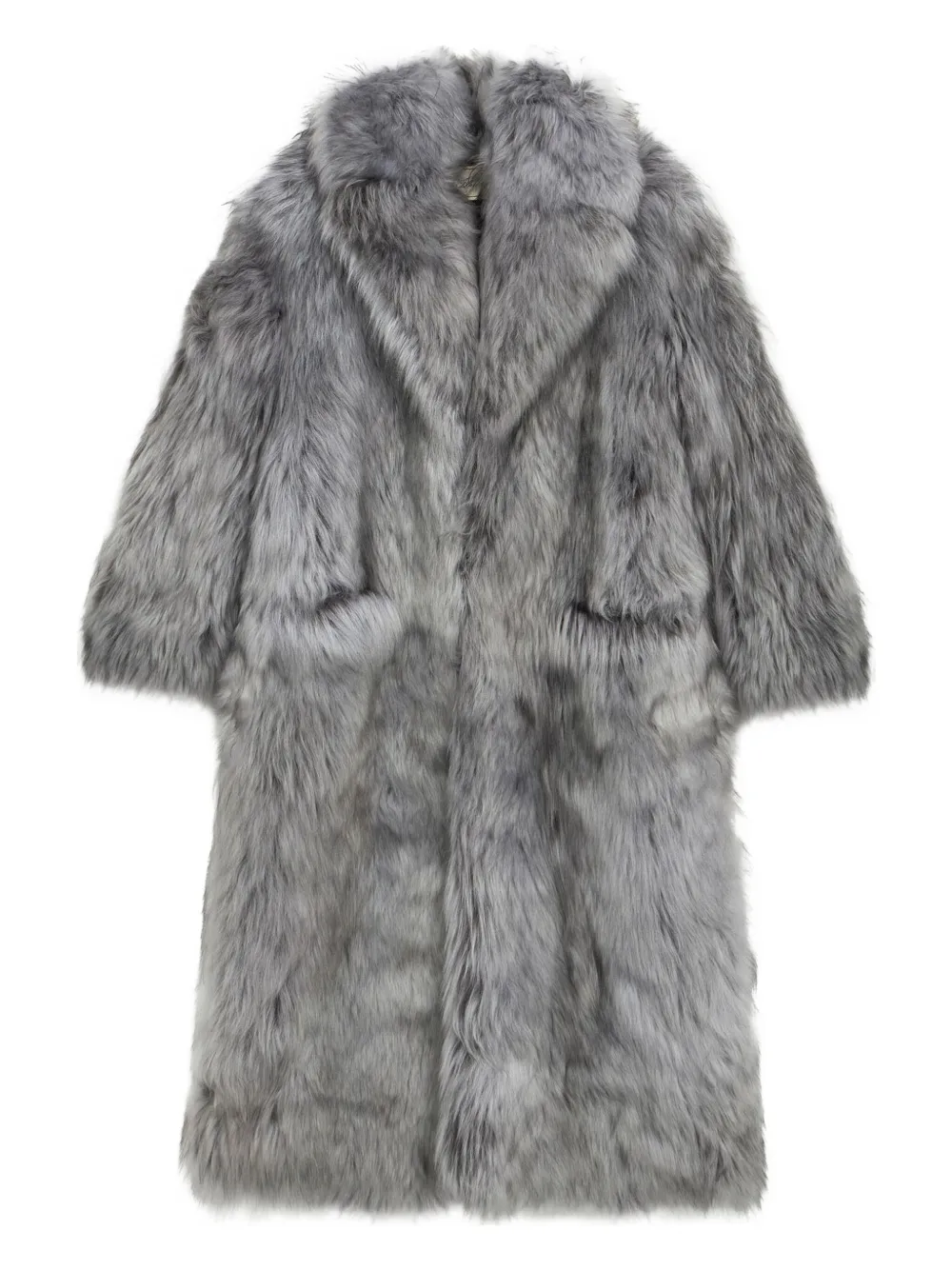 Blumarine Jas met brede revers Zwart