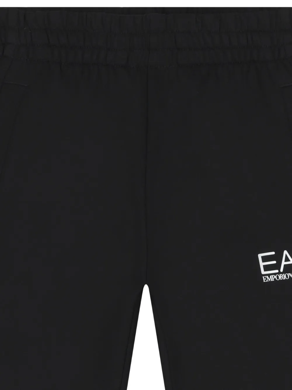 Emporio Armani Kids logo-embellished track pants Zwart
