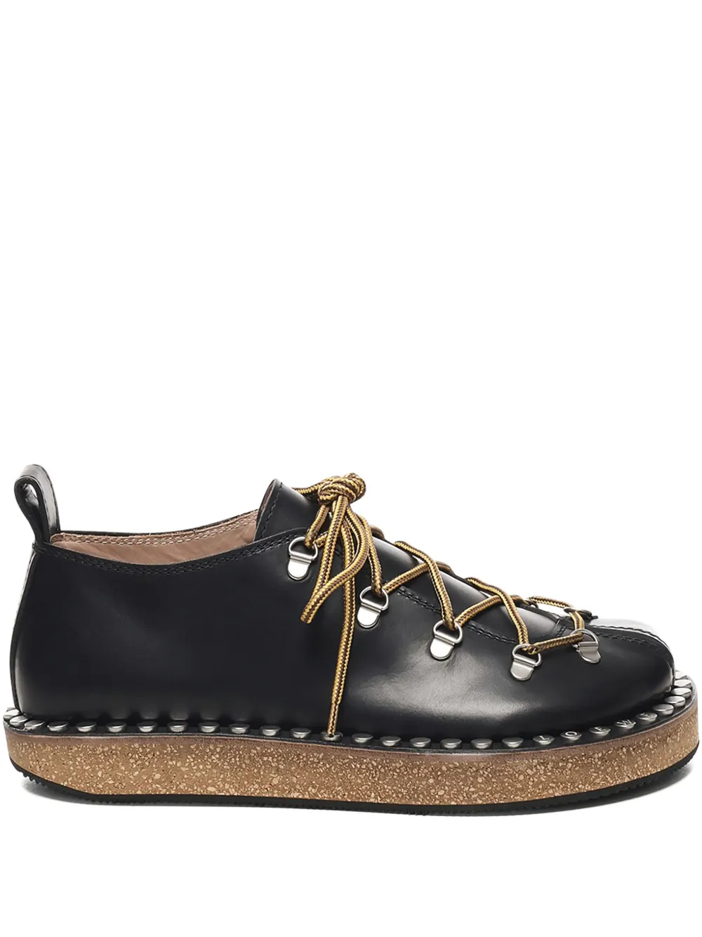 LOEWE lace-up studded sneakers | Black | Image 1