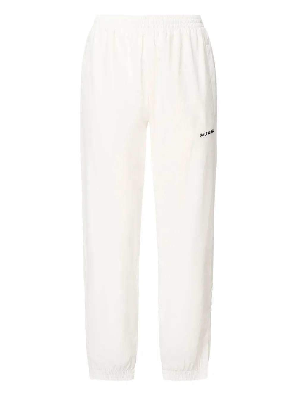 Balenciaga embroiderd-logo track trousers Wit