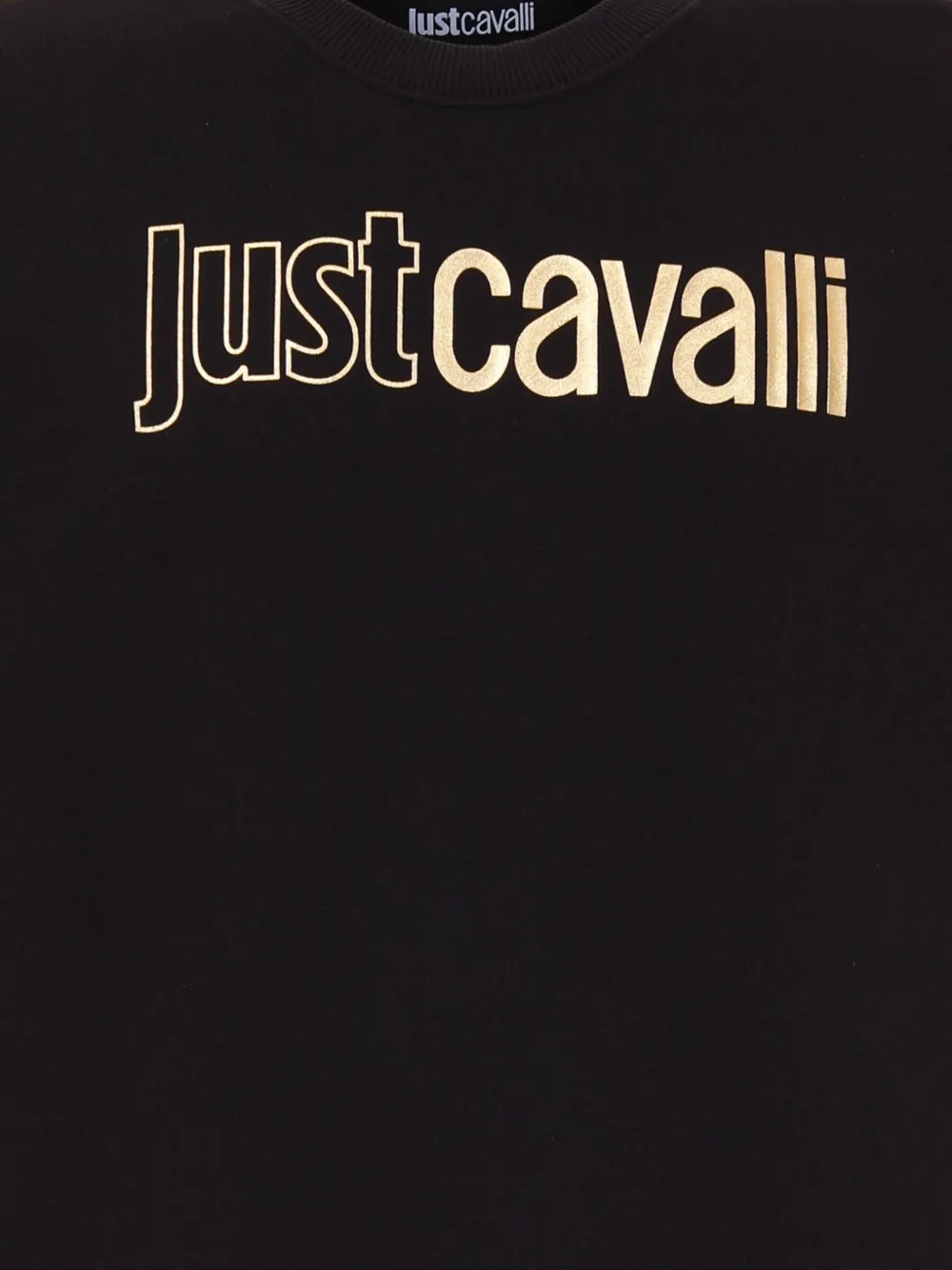 Just Cavalli Logo-print Sweatshirt In Black
