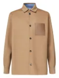 LOEWE patch-pocket shirt jacket - Brown
