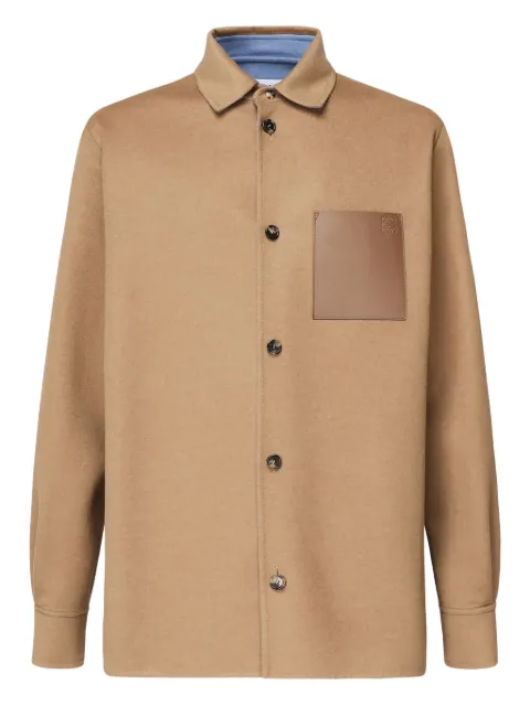 LOEWE patch-pocket shirt jacket