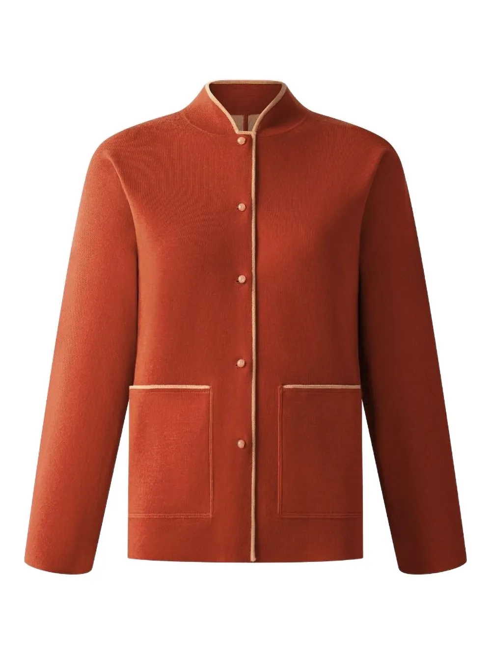 reversible buttoned cardigan