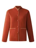 Shanghai Tang reversible buttoned cardigan - Red