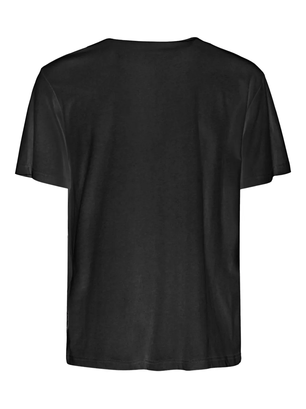 Just Cavalli logo-embroidered T-shirt - Zwart