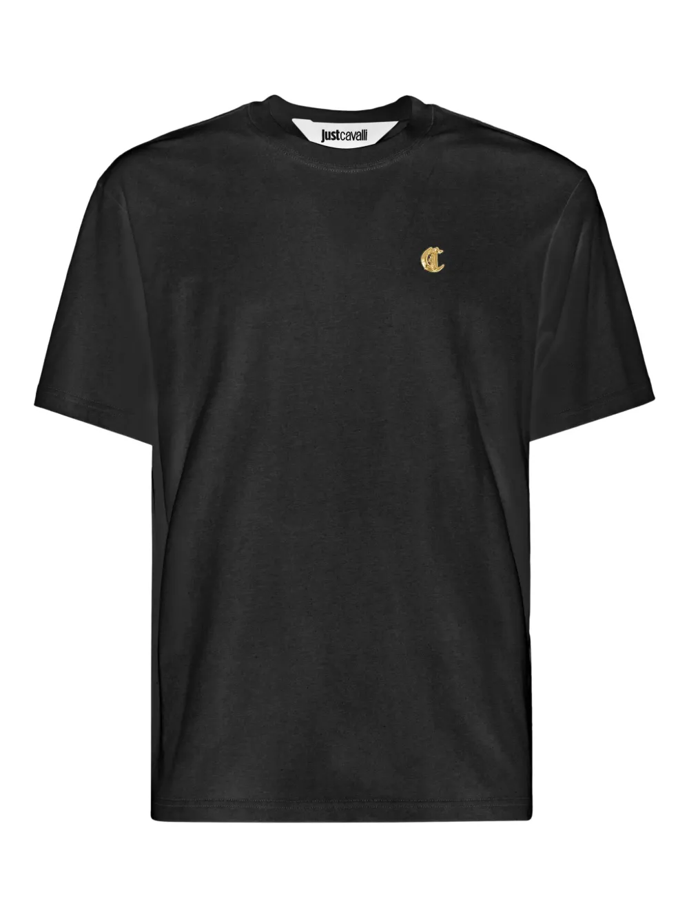 Just Cavalli logo-embroidered T-shirt | Black | Image 1