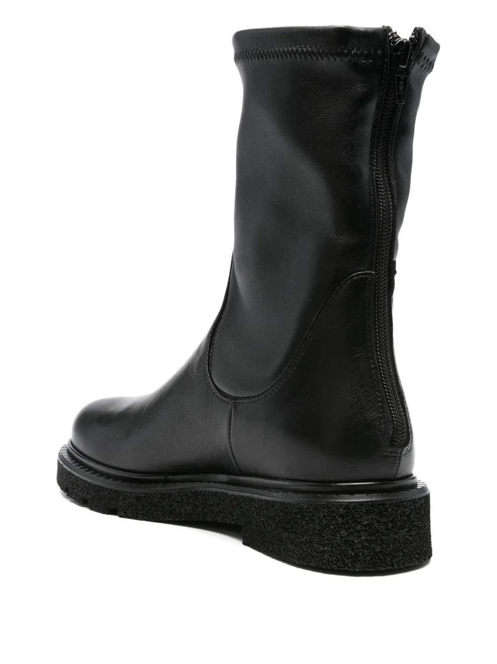 GUGLIELMO ROTTA zip-fastening leather boots Black