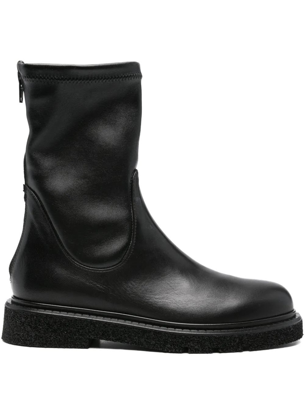 GUGLIELMO ROTTA zip-fastening leather boots Black