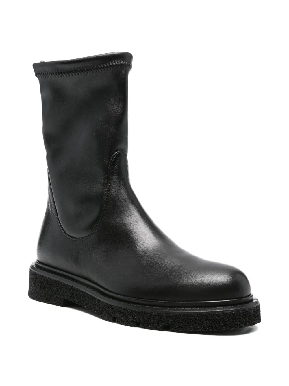 GUGLIELMO ROTTA zip-fastening leather boots Black