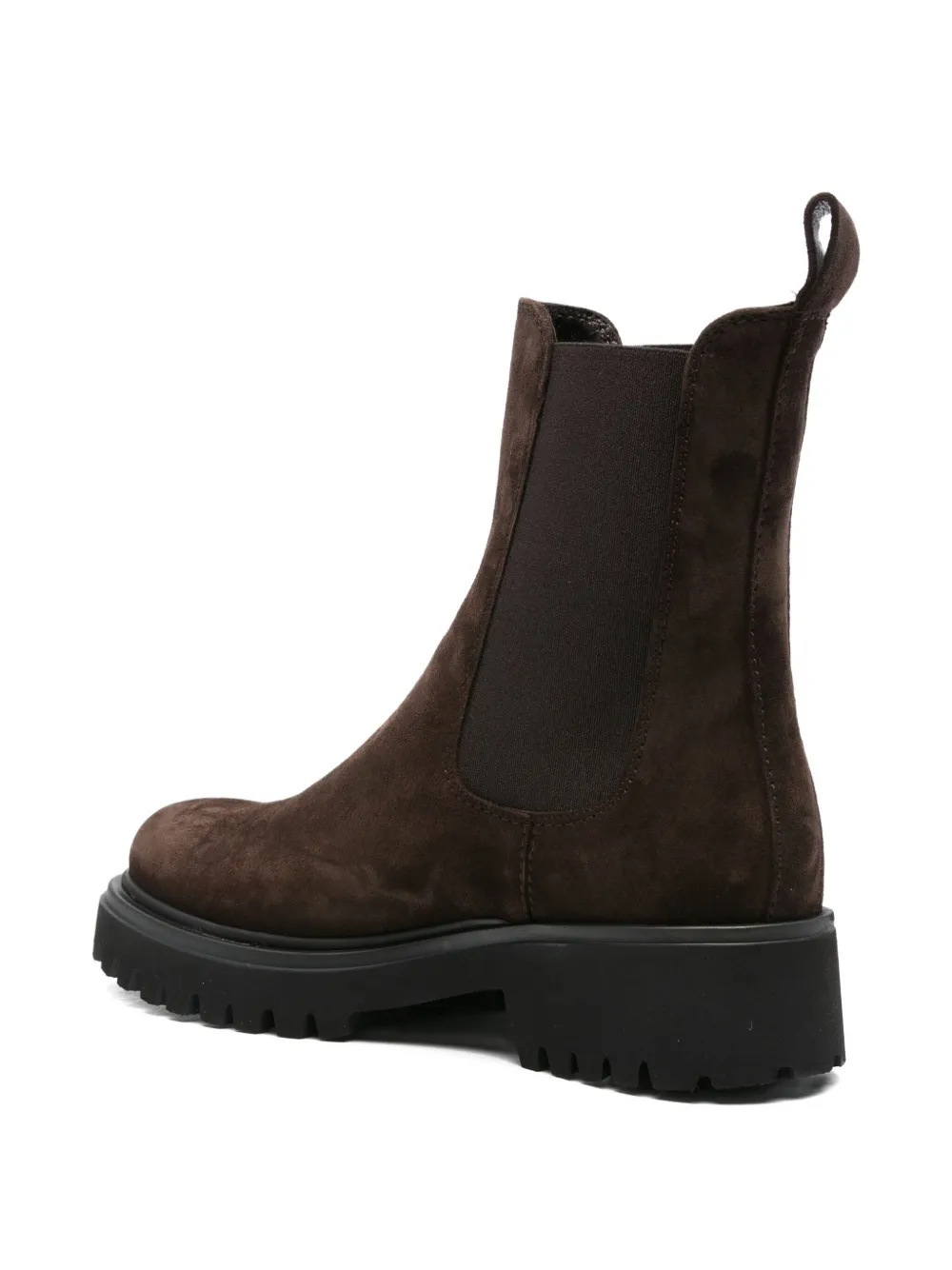 GUGLIELMO ROTTA suede chelsea boots Brown