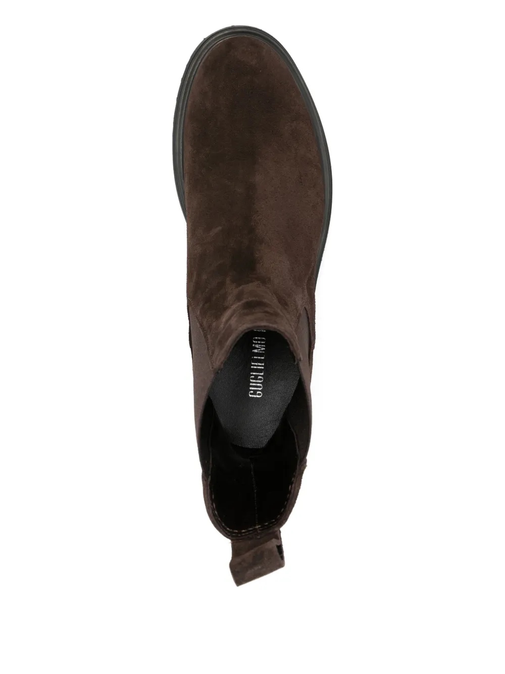 GUGLIELMO ROTTA suede chelsea boots Brown