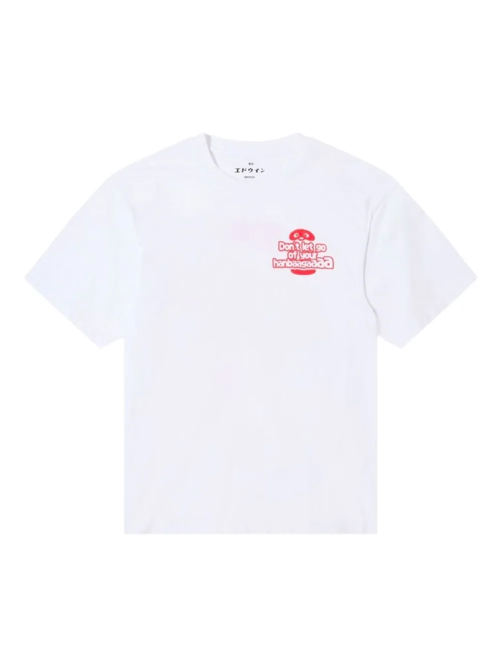 Edwin graphic-print T-shirt Wit