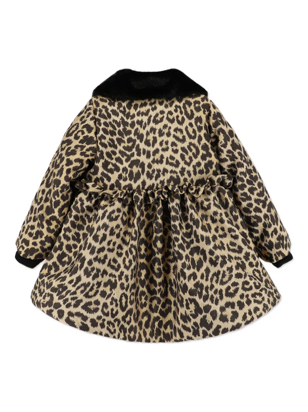 Angel's Face Angels Face Girls Harmony Leopard Coat In Neutral