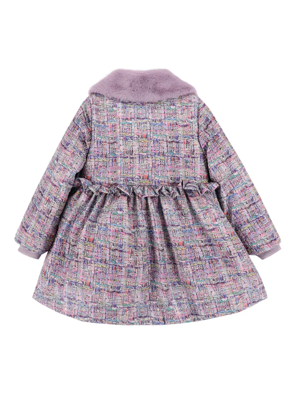 ANGEL'S FACE KIDS faux-fur bow coat | Girls Faux Fur Coats | Image 2