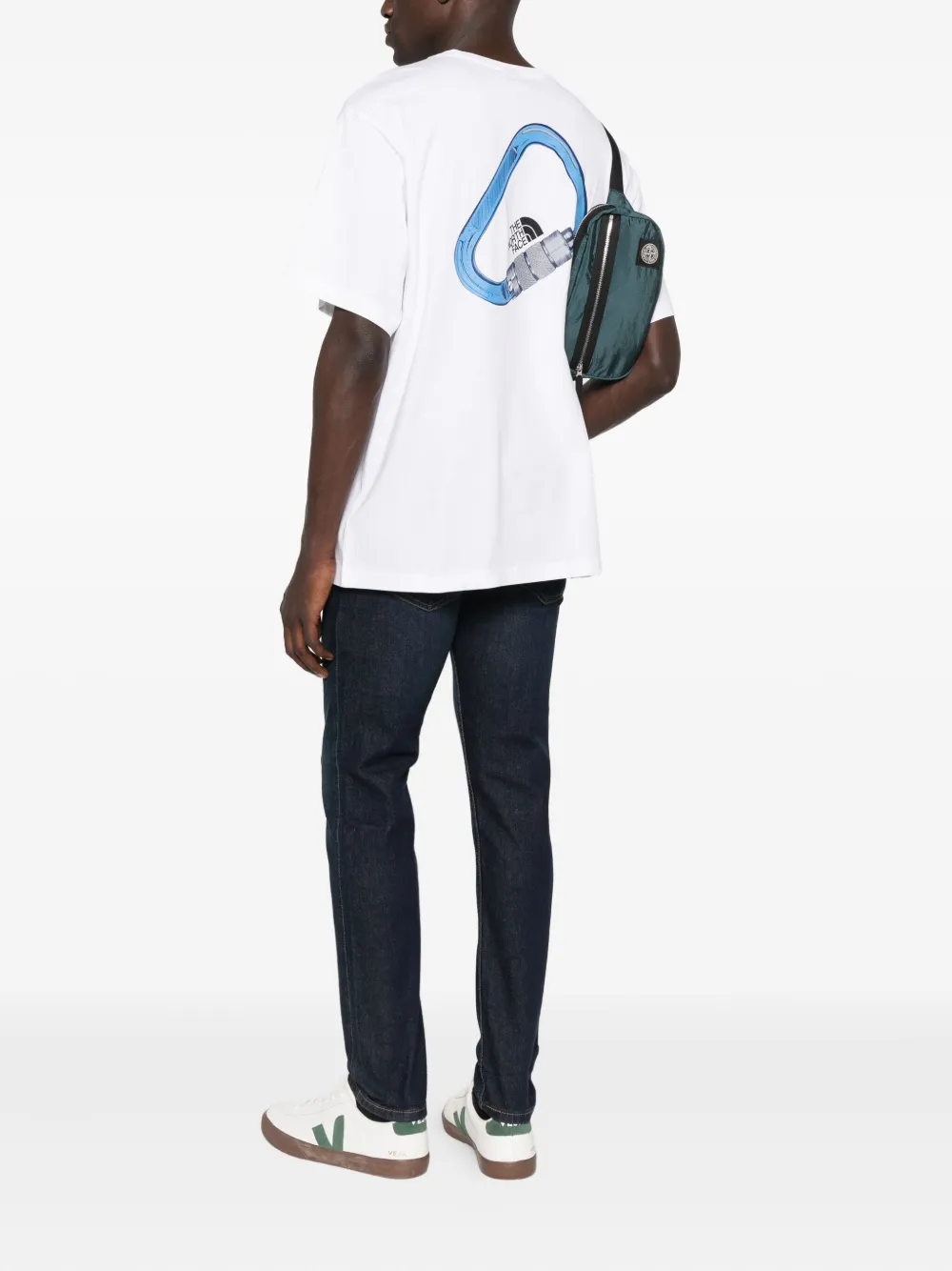 The North Face logo-embellished T-shirt - Wit