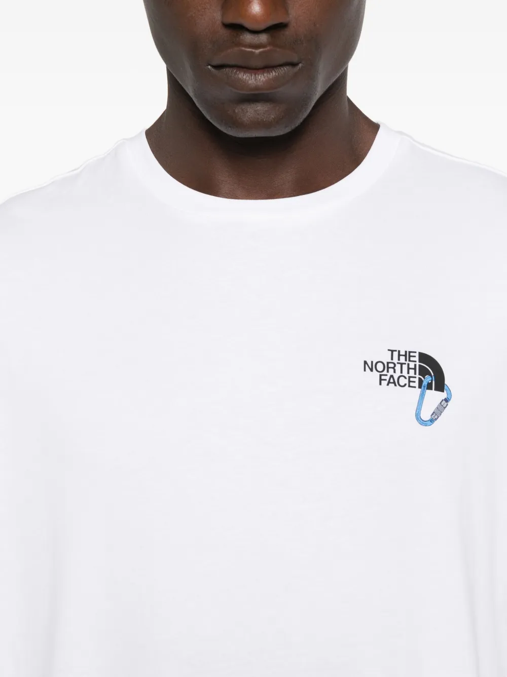 The North Face T-shirt verfraaid met logo Wit