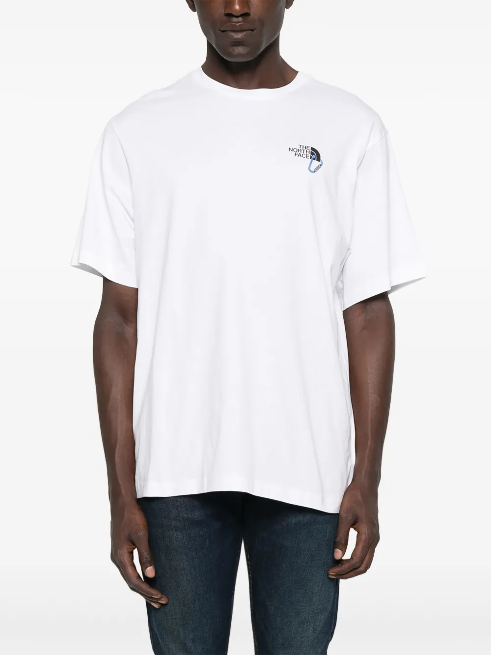 The North Face T-shirt verfraaid met logo Wit