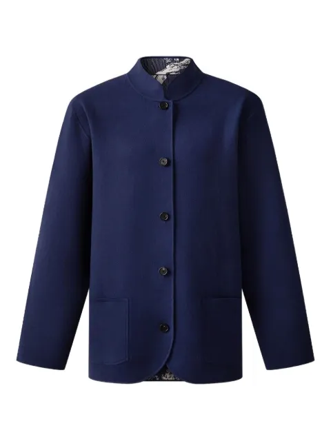 Shanghai Tang jacquard reversible jacket