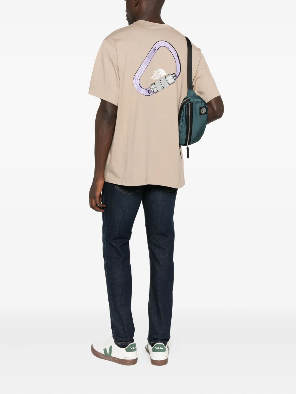 The North Face logo-embellished cotton T-shirt - Bruin