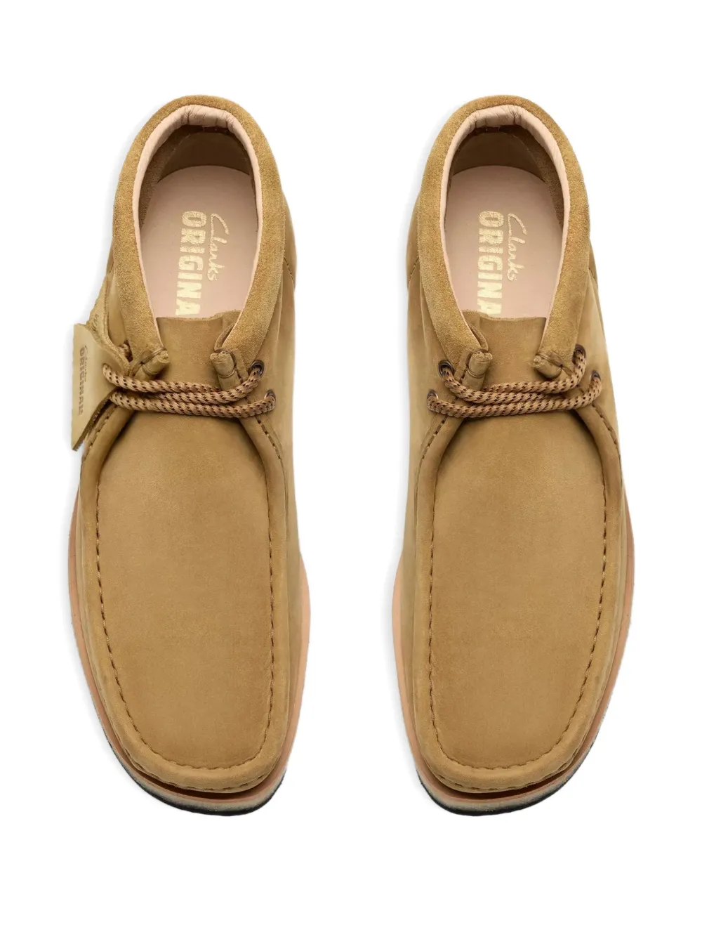 Clarks Originals suede lace-up boots Brown