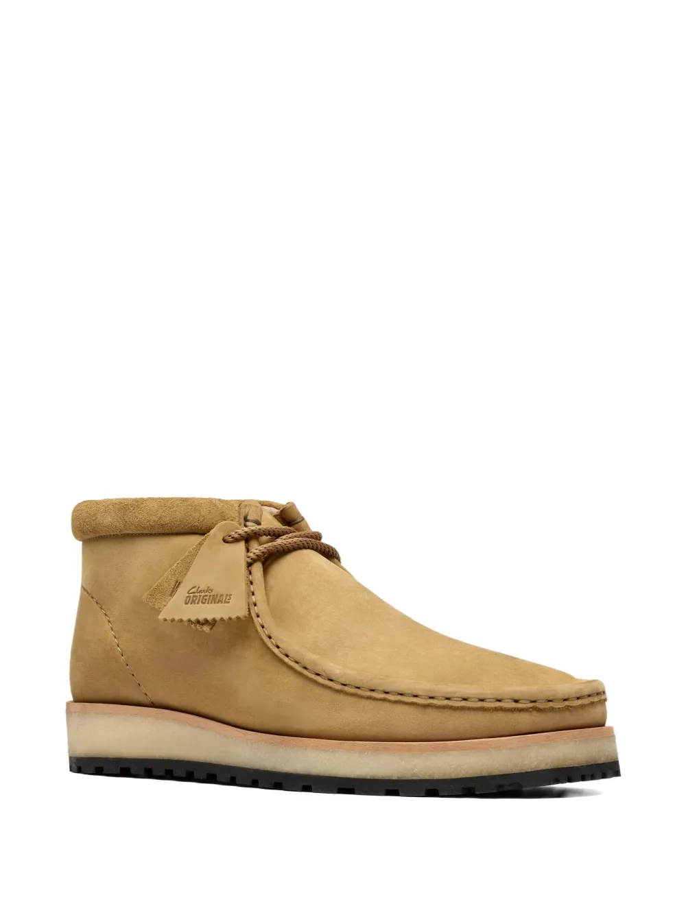 Clarks Originals suede lace-up boots Brown