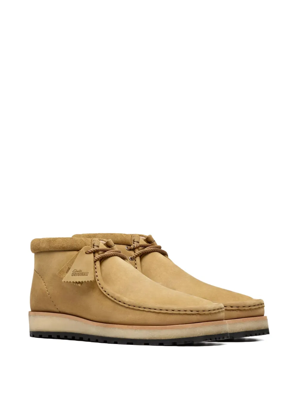 Clarks Originals suede lace-up boots Brown