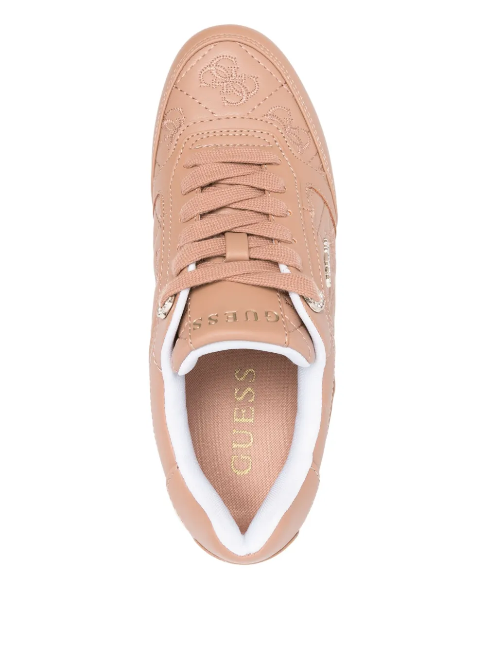 GUESS USA logo-plaque platform sneakers Neutrals