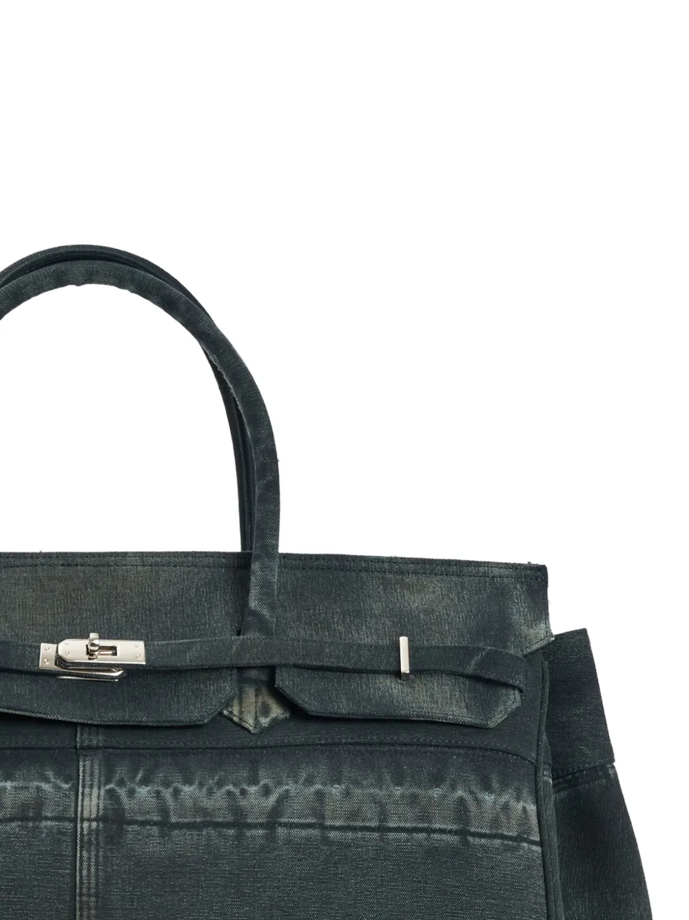 ANOTHER CHANCE Canvas shopper met gesp - Zwart