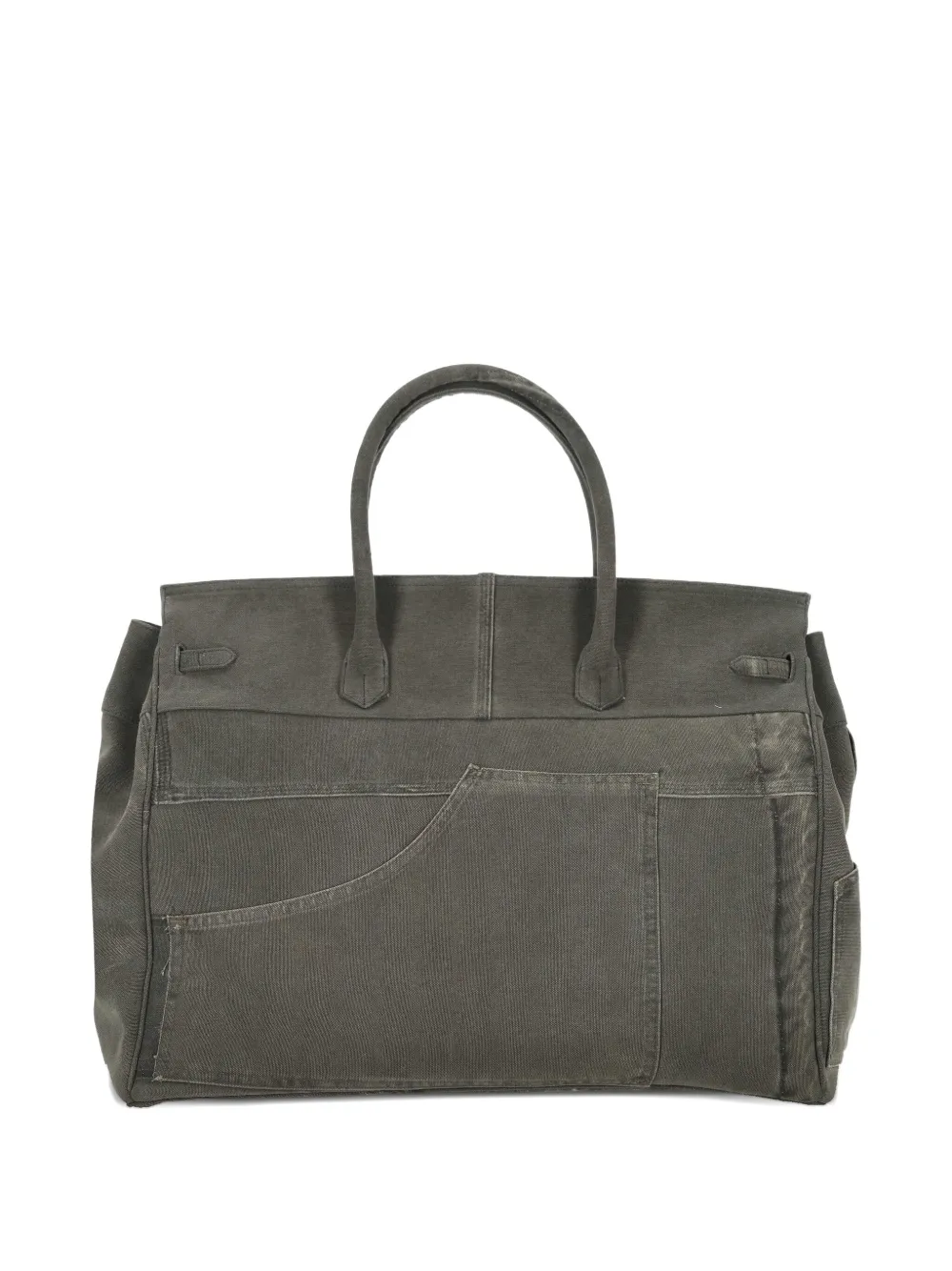 ANOTHER CHANCE turn-lock tote bag - Groen