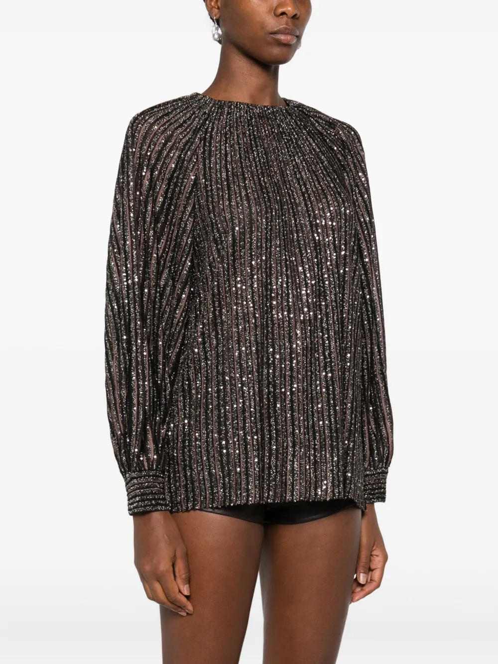 Missoni Top met pailletten Bruin