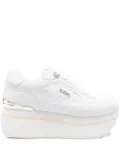 GUESS USA platform logo sneakers - White