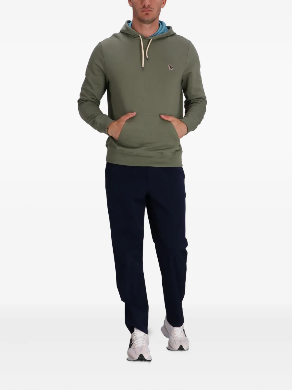 Paul Smith Hoodie met logopatch Groen