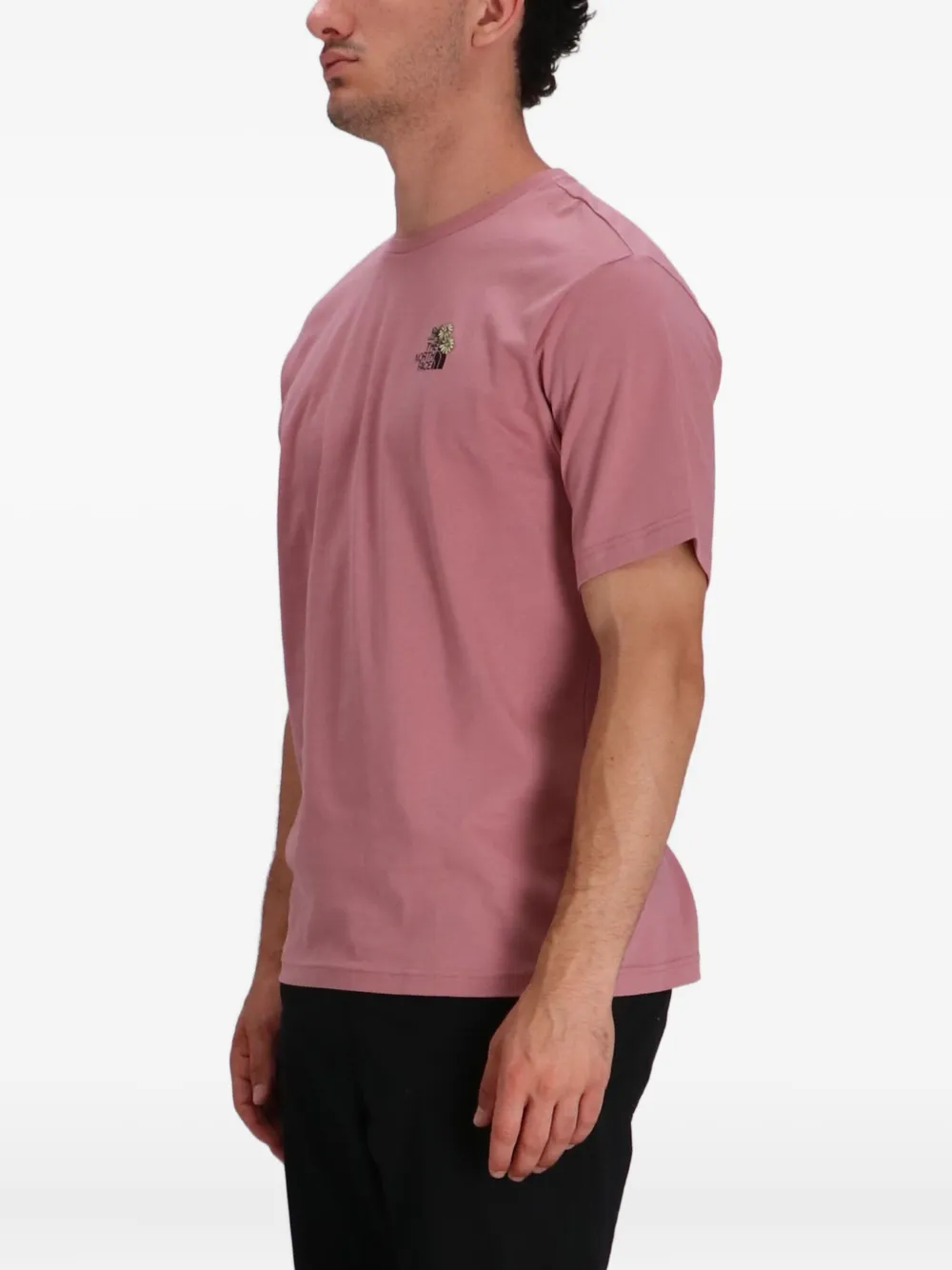 The North Face T-shirt met borduurwerk Roze