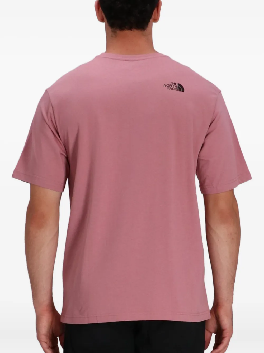 The North Face T-shirt met borduurwerk Roze