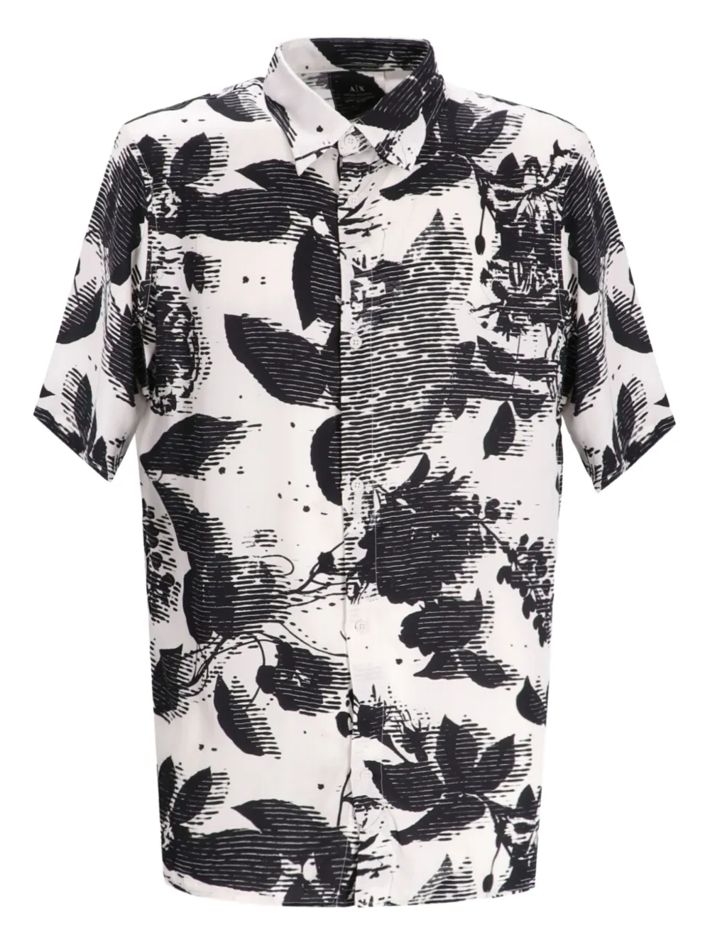 Armani Exchange Overhemd met bloemenprint Wit
