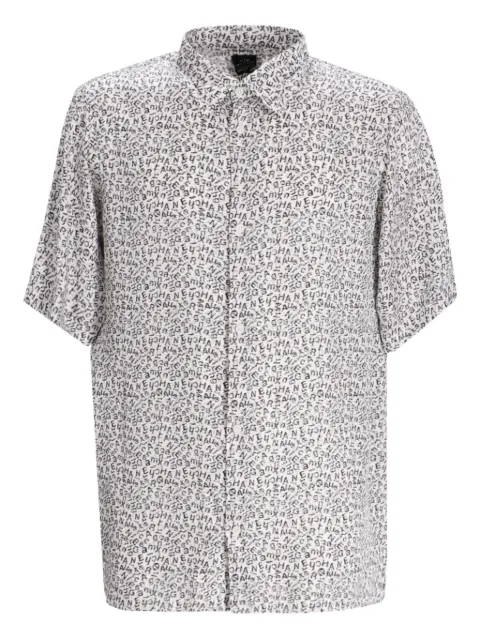 Armani Exchange camisa manga corta con estampado