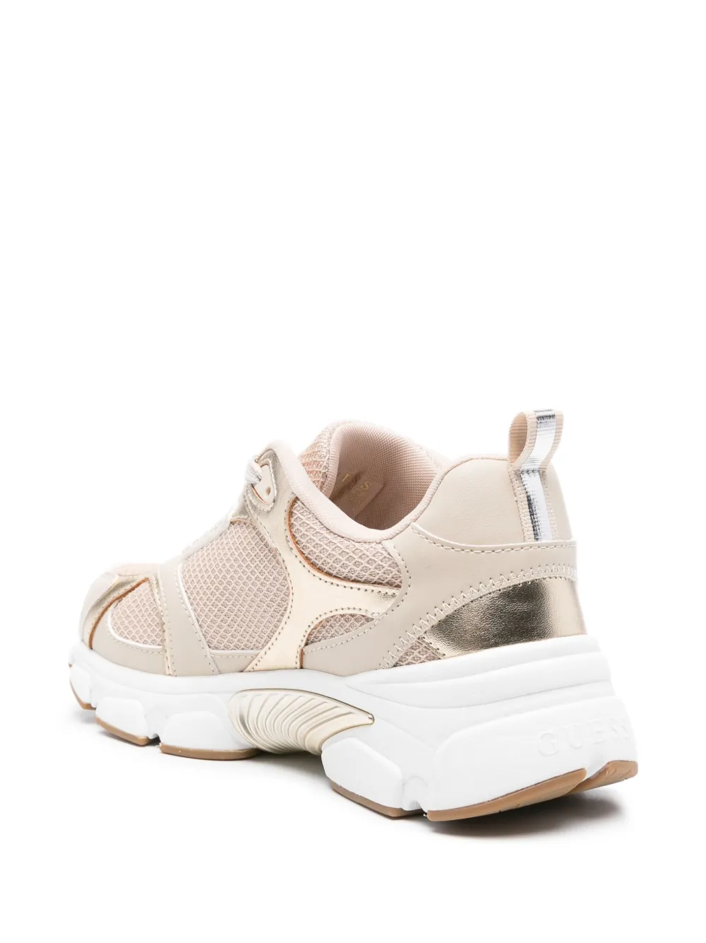 GUESS USA mesh-panel sneakers Beige