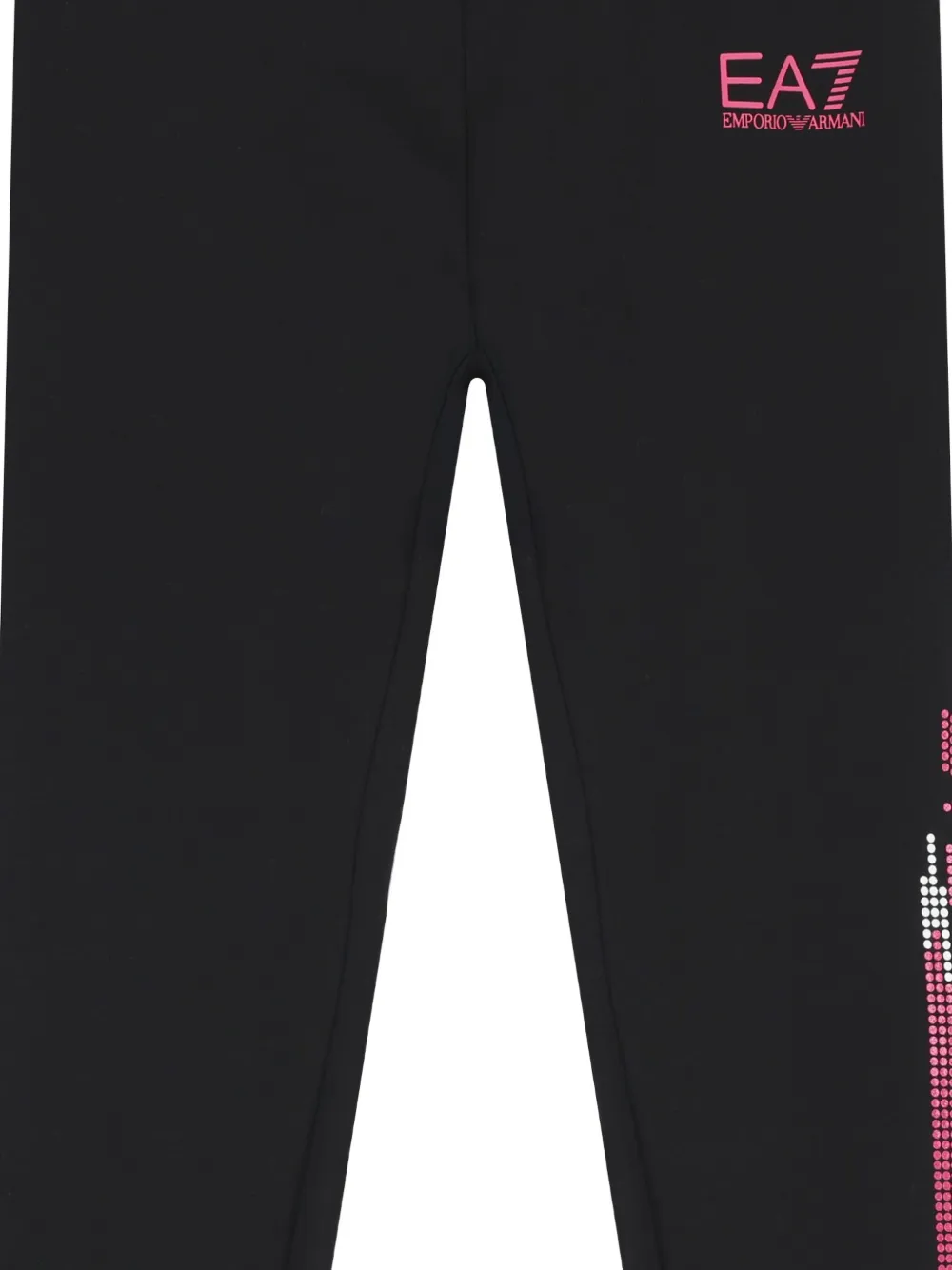 Emporio Armani Kids logo-detail leggings Zwart