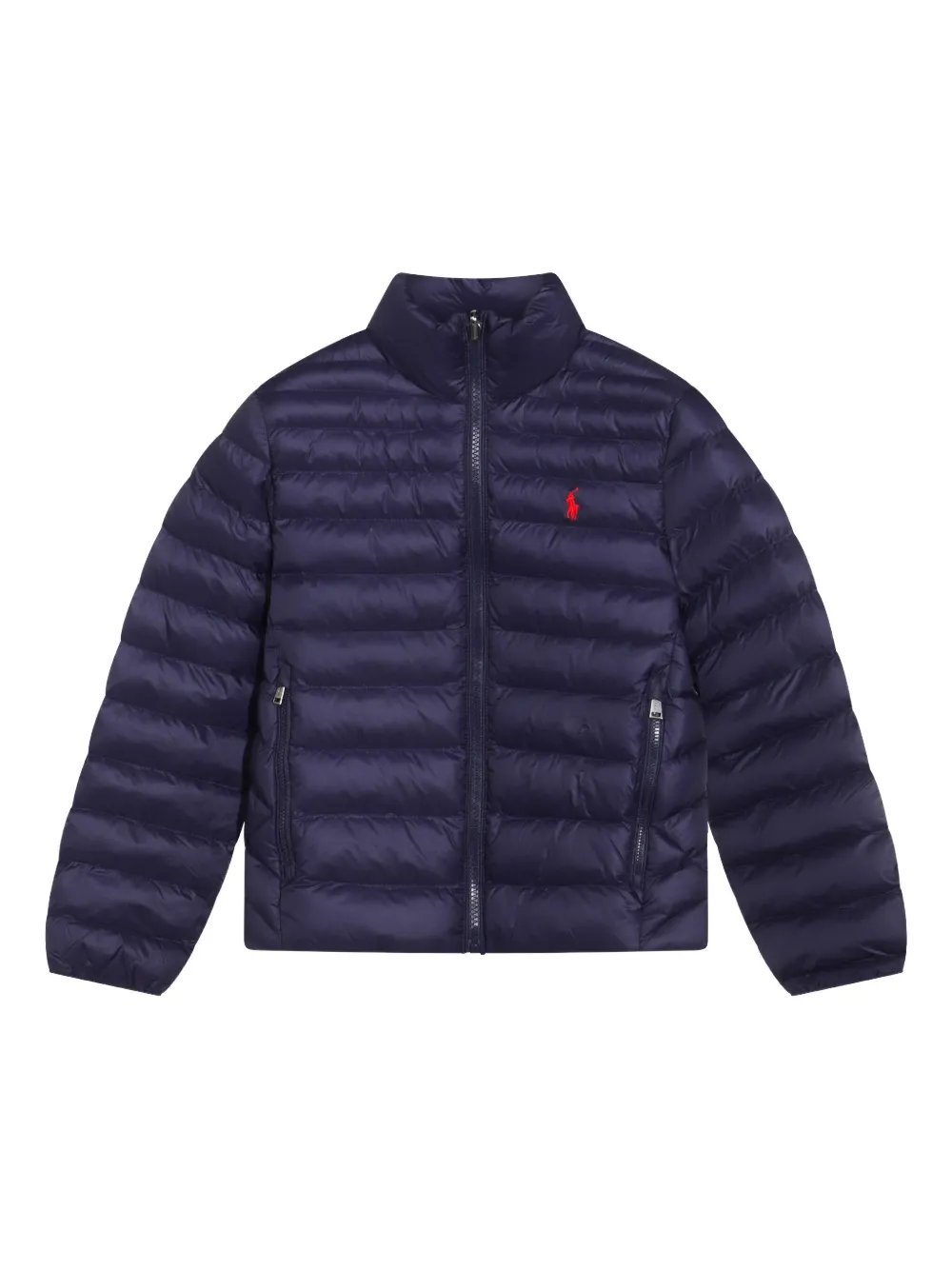 POLO RALPH LAUREN KIDS quilted puffer coat Blauw