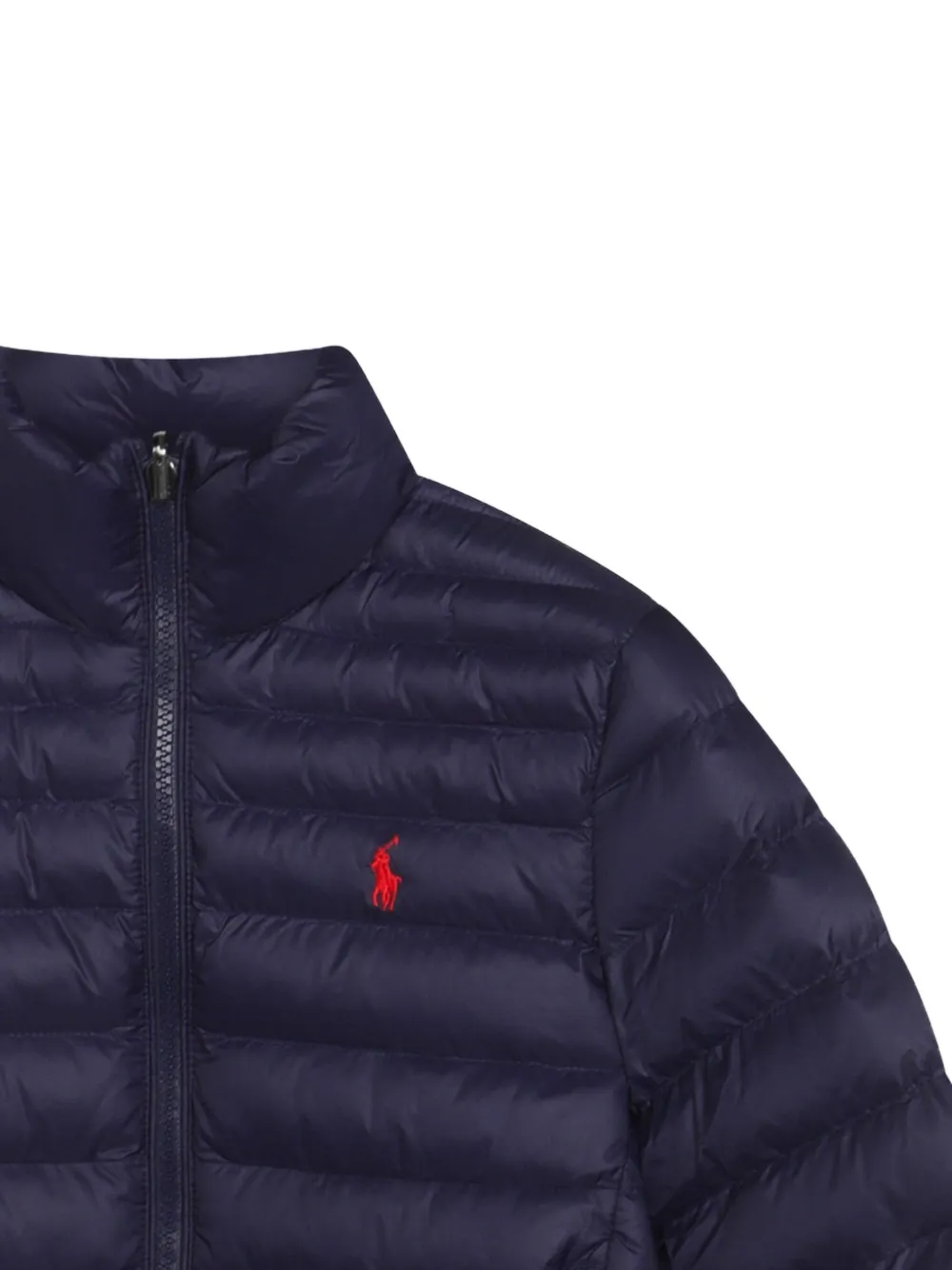 POLO RALPH LAUREN KIDS quilted puffer jacket Blauw