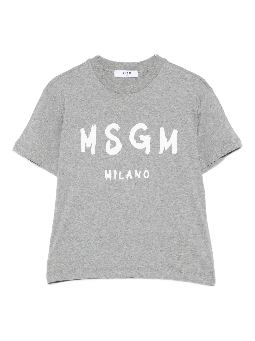 MSGM Kids logo-print T-shirt | Grey | Image 1