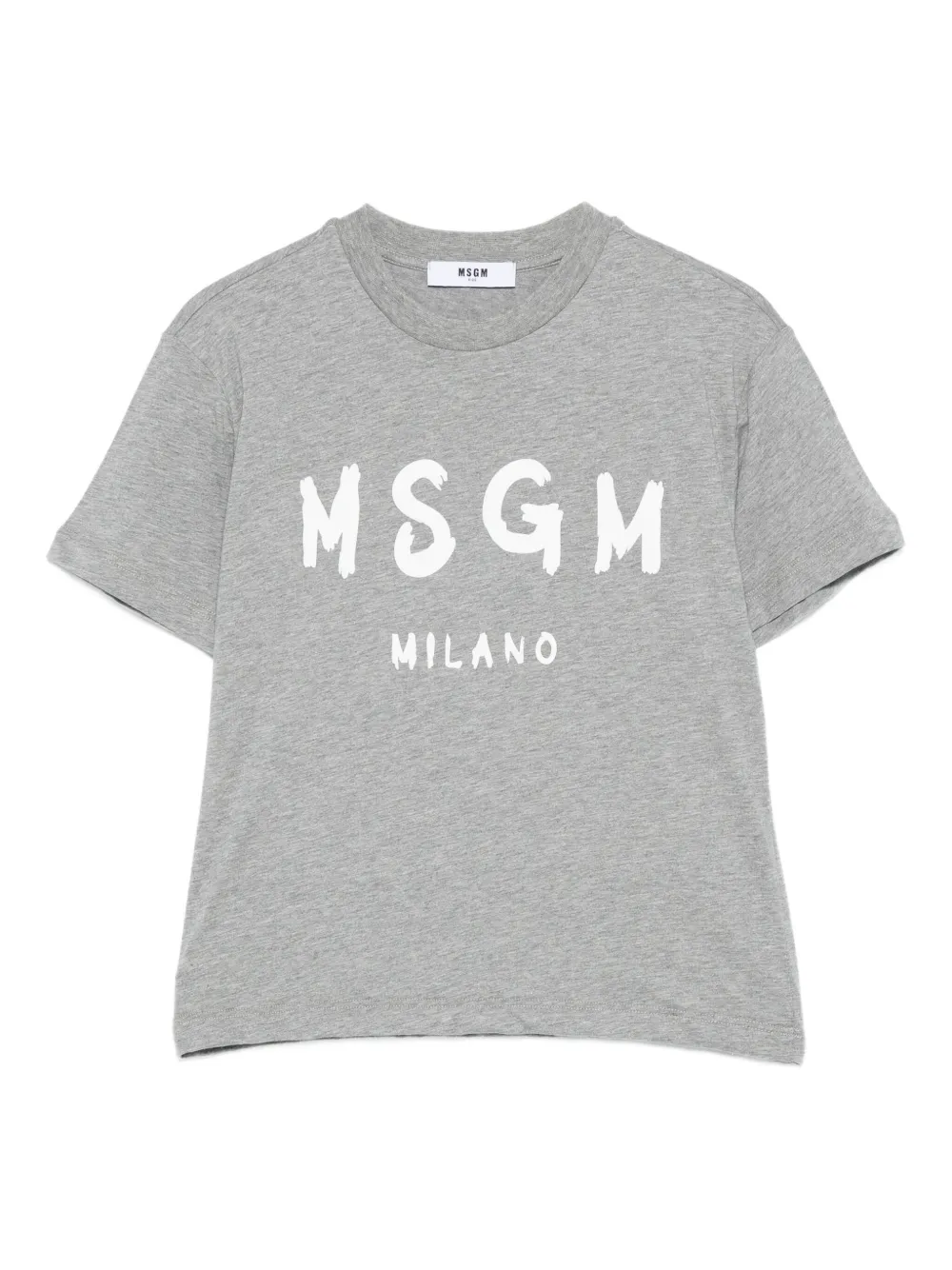 MSGM Kids playera con logo estampado | gris | Image 1