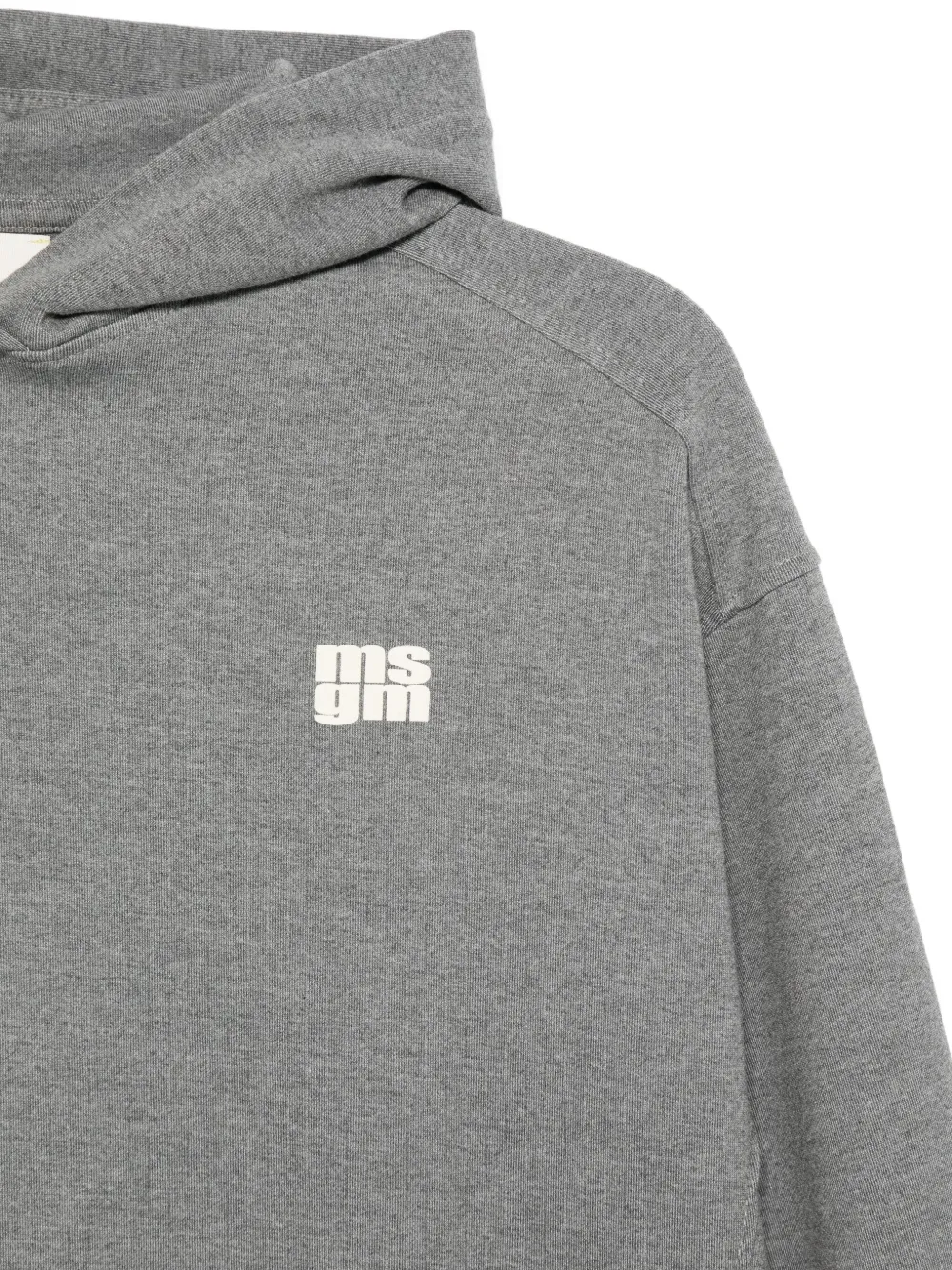 MSGM Kids Hoodie met logodetail Grijs